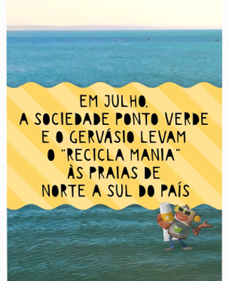 Jogo de tabuleiro gigante sobre Reciclagem “invade” as praias nacionais